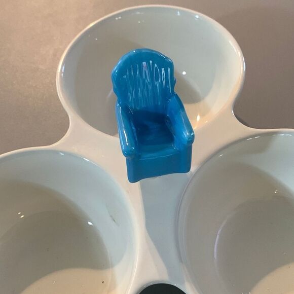 Faux Nora Fleming Adirondack Chair Mini - Picture 2 of 4